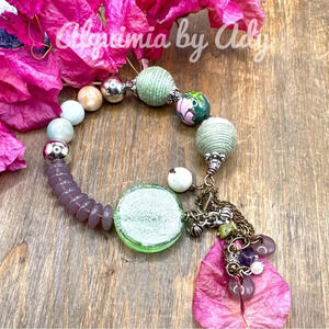 Multicolored amazonite / good luck for Virgo ♍️/healing crystals bracelet